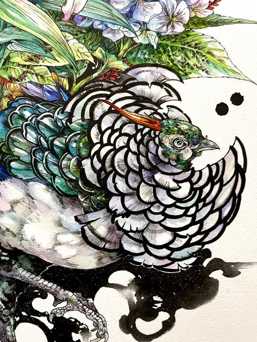 明日から『夏影』『秋風』の縮小版ジークレー版画の発売が始まります!お楽しみにー! 