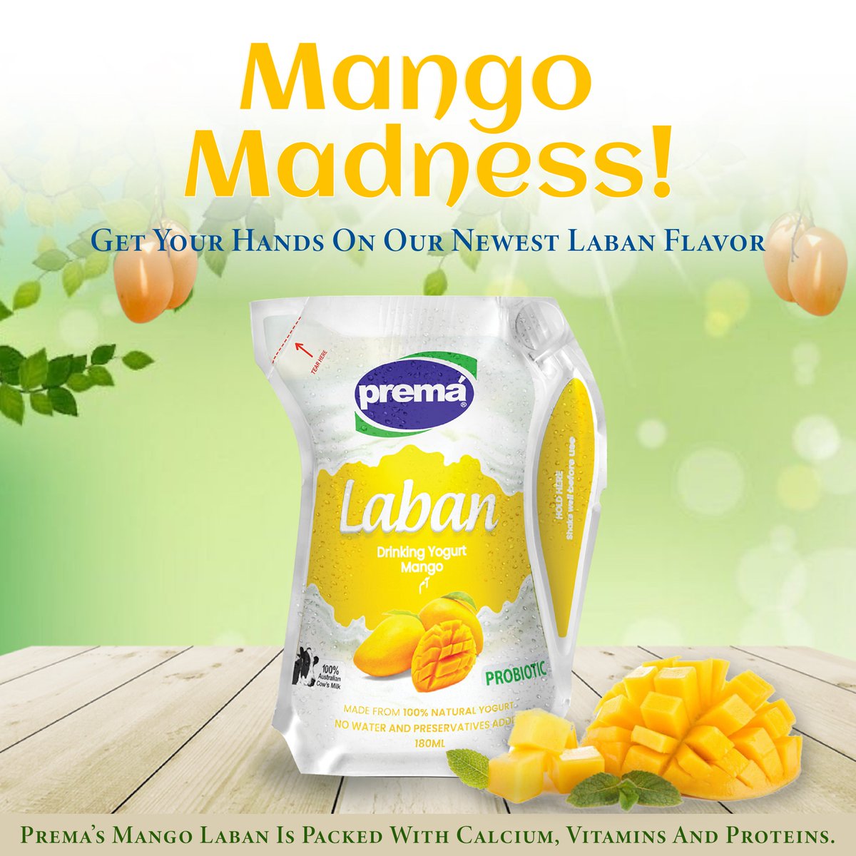PremaMilk's tweet photo. 𝗠𝗮𝗻𝗴𝗼 𝗠𝗮𝗱𝗻𝗲𝘀𝘀!

Prema’s Mango Laban is packed with calcium, vitamins and protein. Get your hands on our newest Laban flavor to boost your immune system in the most delicious and refreshing way possible!

#Prema #PremaForever #Purity #Freshness #PremaMilk #Nourishing https://t.co/EuH1vbV38t
