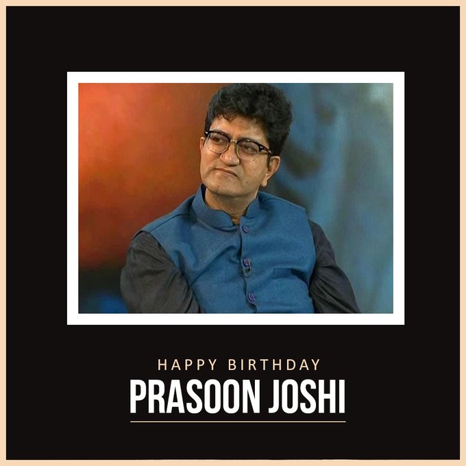 Wishing a very happy birthday to prasoon Joshi. Have a great year ahead 
HappyBirthday PrasoonJoshi 