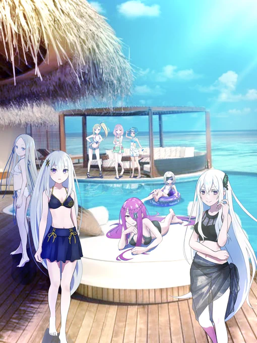 #最近フォローした方は知らない過去絵を晒す去年の夏ですね 