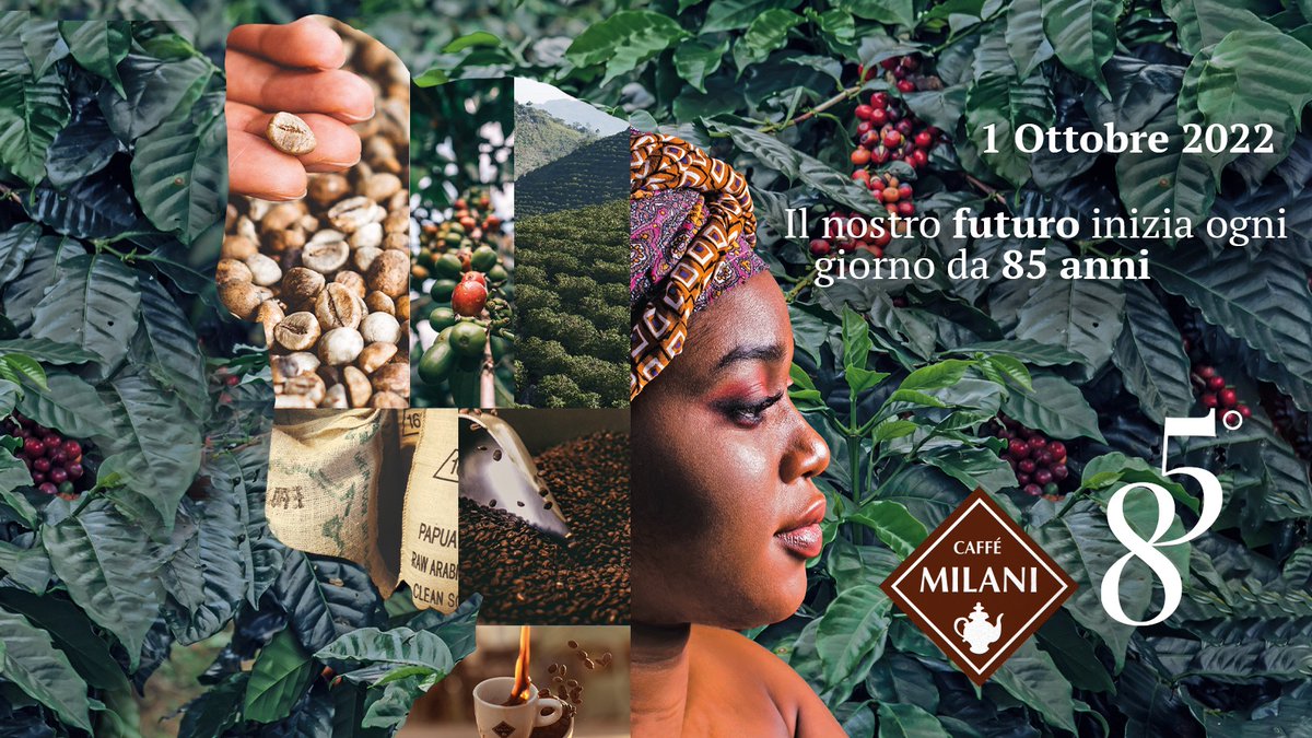 CaffeMilani's tweet photo. Il primo weekend di ottobre festeggiamo i nostri #85anni con una serie di eventi e iniziative in Esposizione Caffè Milani.
https://t.co/BjaKuJ2MLX
#CaffèMilani85 #dal1937 https://t.co/AjFM0o0Opv