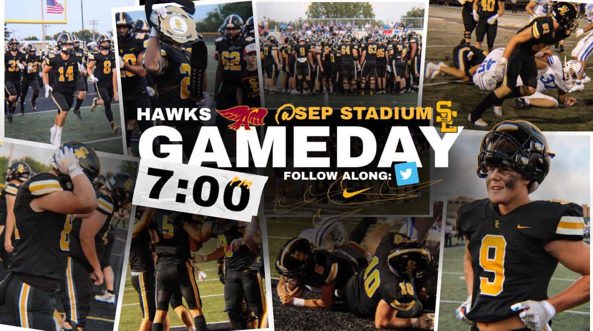 It’s Gameday! 

⏰ 7:00 PM
📍SEP Stadium
🎟 vancoevents.com/us/events/land…
🎥 WHO Game of the Week <a href="/WHO13news/">WHO 13 News</a> 
📲 Follow along with tweet updates 
🏈 SEP Rams vs Ankeny Hawks

#gorams | #ptbd