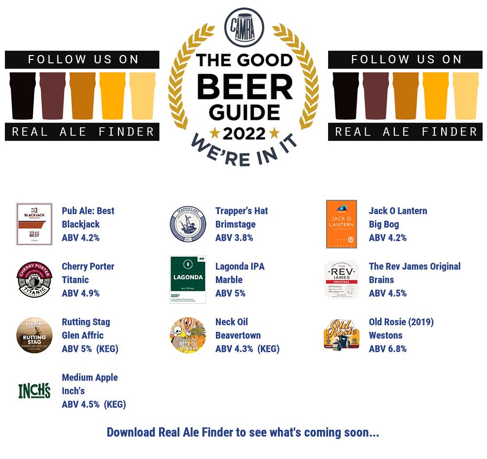 IrbyMill's tweet image. Some crackers on today folks!!!
Beer Board: goo.gl/bw5kJF
#goodbeerguide @CAMRA_Official @Blackjackbeers @BrimstageBeer @Big_Bog_Brewing @TitanicBrewers @marblebrewers @brainsbrewery @GlenAffricBrew @BeavertownBeer @WestonsCiderMil 
#RealAleFinder ⁦@WirralCAMRA⁩
