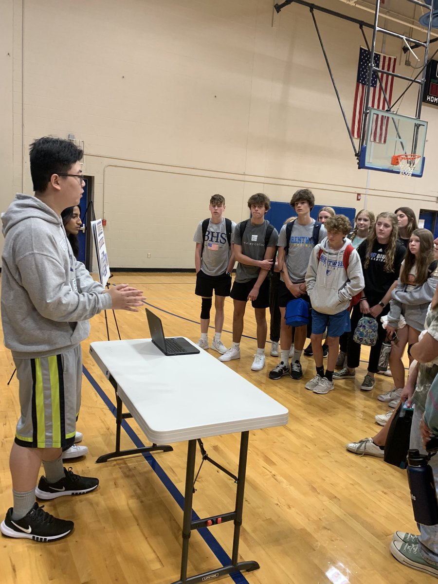wcsBHSln's tweet photo. BHS rocking it with an “Information Station Rotation” meeting letting all potential members about the greatest organization!!  Over 150 in attendance!!  Great job leaders!! #banneryear #getheedge @decatn @DECAInc @wcsBHSccte @wcsCCTE https://t.co/wtaQ6jg7I5