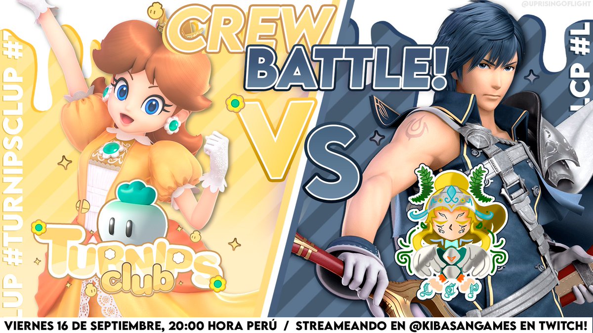 ClubRabanito's tweet photo. Después de mucho tiempo ausentes, ¡Regresamos con una nueva Crew Battle! está vez contra el team L.C.P. el día de hoy a las 8PM hora Perú/CDMX 🇵🇪🇲🇽
Habrán buenos jugadores y tremendo cast del buen @KibaSanGames. ¡Los esperamos!
Banner hecho por la gran @uprisingoflight <3 https://t.co/2L51iDDP1E