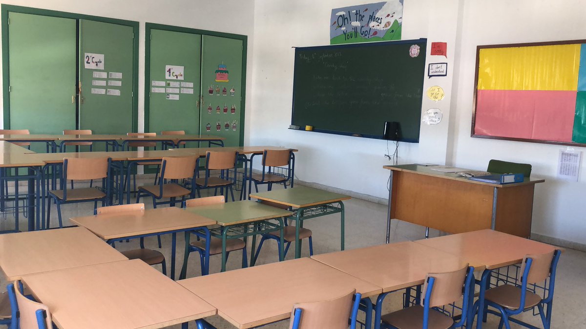 Julia_Gonzalez_'s tweet photo. Primer año siendo sólo especialista. Escuela unitaria. Todo infantil y primaria, por lo que la clase tiene dos “áreas”.❤️ https://t.co/WcfCsmii12