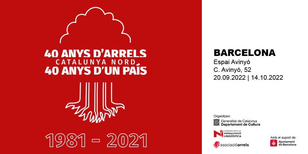 Política Lingüística (@llenguacatalana) on Twitter photo Arriba a Barcelona l’exposició '40 anys d'Arrels, 40 anys d'un país: Catalunya Nord'
Inauguració:
🗓 Dimarts 20 de setembre
🕕 18h
📍 <a href="/EspaiAvinyo/">Espai Avinyó</a>
💬 Amb <a href="/VilaFx/">F. Xavier Vila</a>, <a href="/kghalib/">Khalid Ghali Bada</a> i Mateu Pons, president d'<a href="/ArrelsCatNord/">Associació Arrels</a>
Inscriu-t'hi!
llengua.gencat.cat/ca/detalls/not… Arriba a Barcelona l’exposició '40 anys d'Arrels, 40 anys d'un país: Catalunya Nord'
Inauguració:
🗓 Dimarts 20 de setembre
🕕 18h
📍 <a href="/EspaiAvinyo/">Espai Avinyó</a>
💬 Amb <a href="/VilaFx/">F. Xavier Vila</a>, <a href="/kghalib/">Khalid Ghali Bada</a> i Mateu Pons, president d'<a href="/ArrelsCatNord/">Associació Arrels</a>
Inscriu-t'hi!
llengua.gencat.cat/ca/detalls/not…
