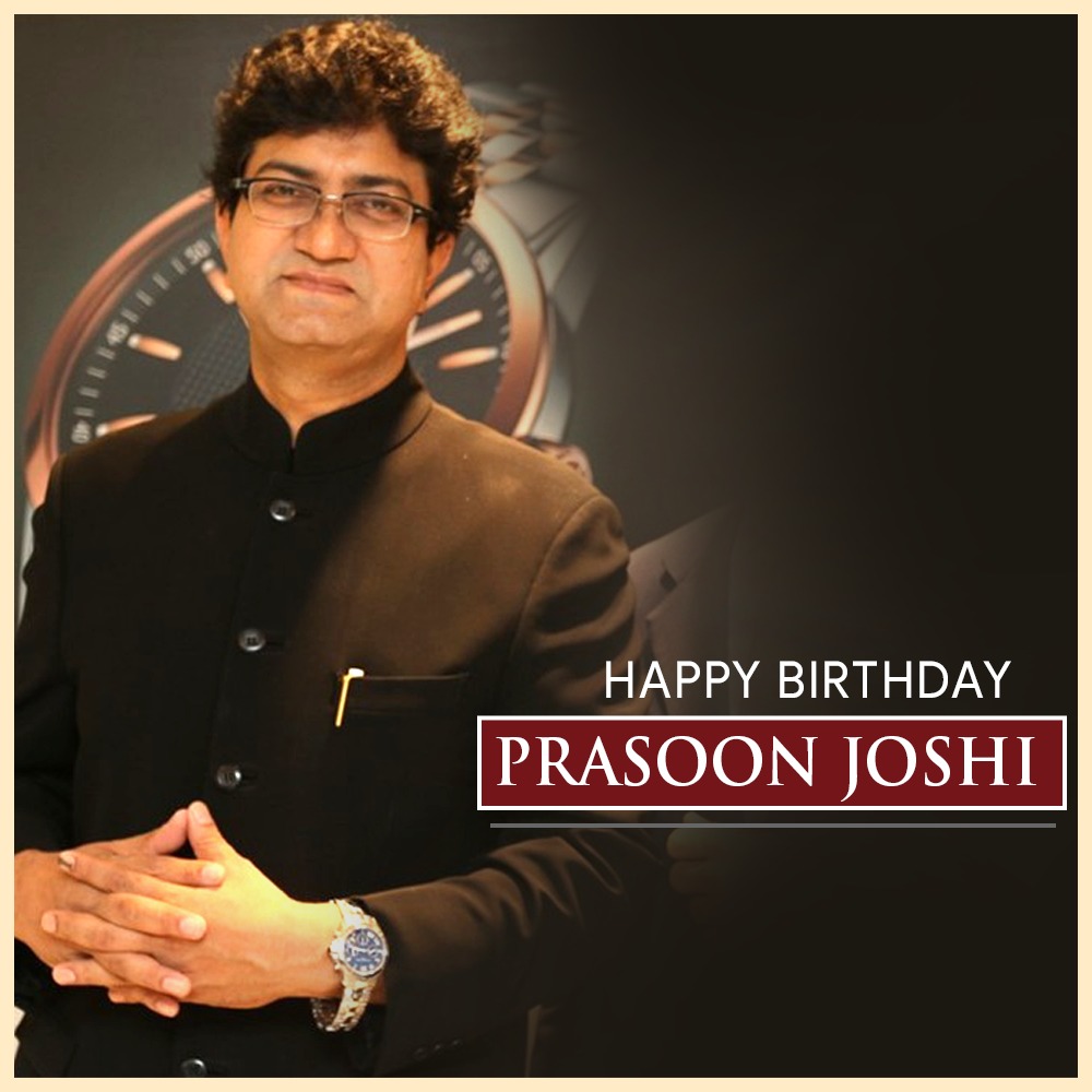 Happy birthday prasoon joshi sir. You are the best their is no doubt keep working HappyBirthday PrasoonJoshi 
