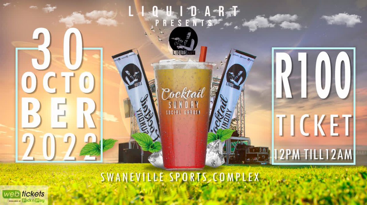 liquidart01's tweet photo. @liquidart01 will be hosting cocktail Sunday social garden on the 30th of October.. .. do join us for a chilled sunday afternoon sunset and night.. … producing nothing but great vibes https://t.co/wARTPe5LEU