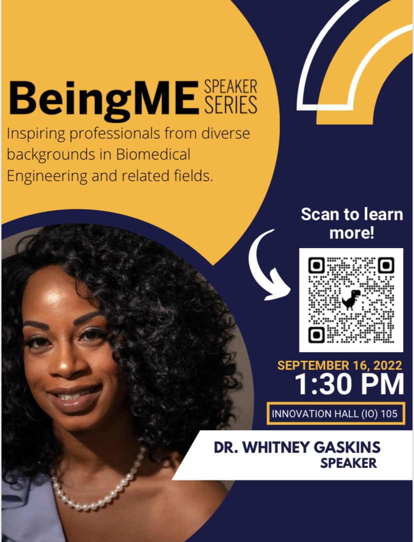 TODAY’S THE DAAAAAAAY!! 
Score some free BME swag if you come by to see Dr. Whitney Gaskins at Innovation Hall (105)!!! 

Student one-on-one time: 12-1:30 pm
Actual Seminar: 1:30-2:30 pm
#bme #iupui #biomedicalengineering