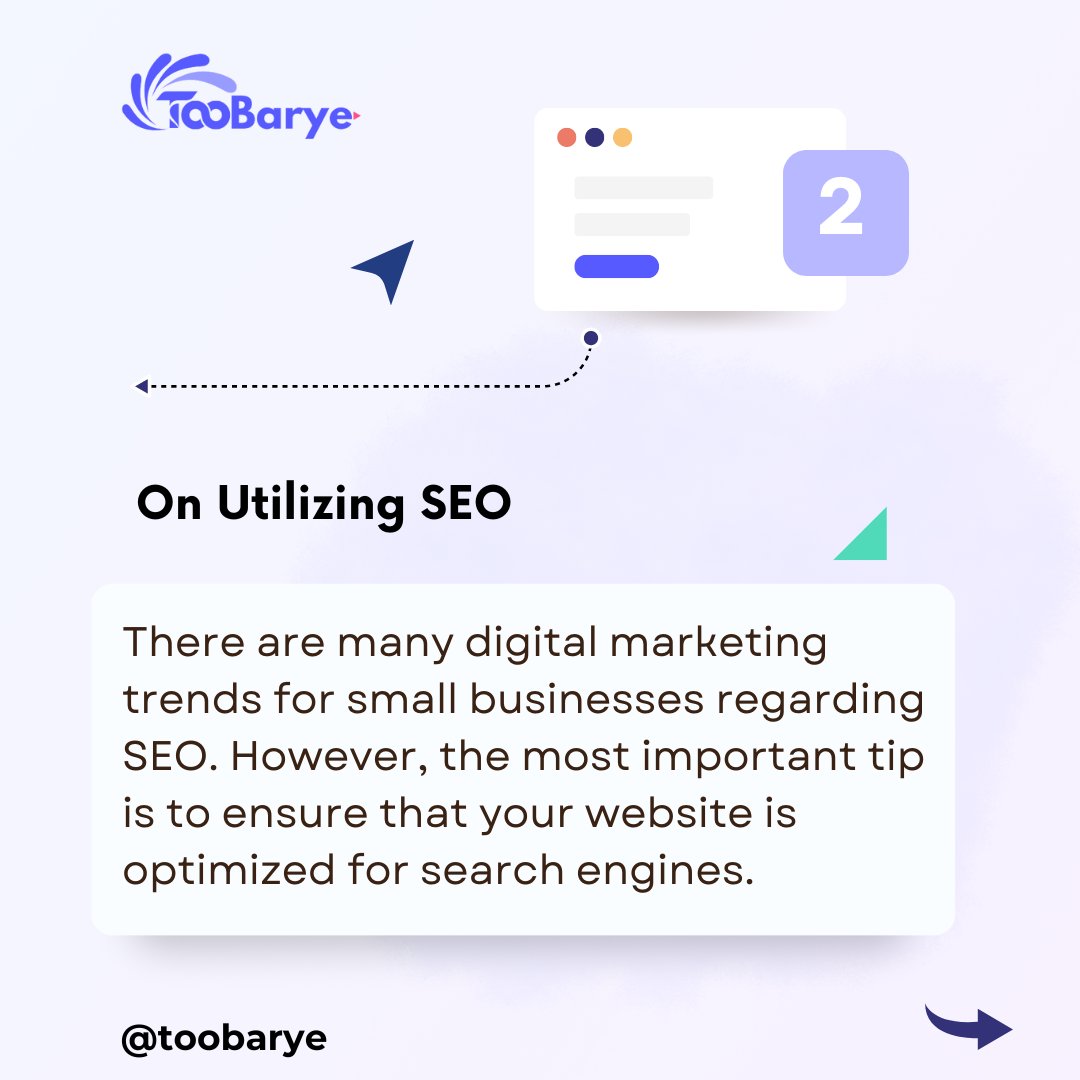 Toobarye_'s tweet photo. 5 Digital Marketing Tips for Your Small Business

#Toobarye #DigitalMarketingServices  services requirement contact https://t.co/ssasuHT9HA