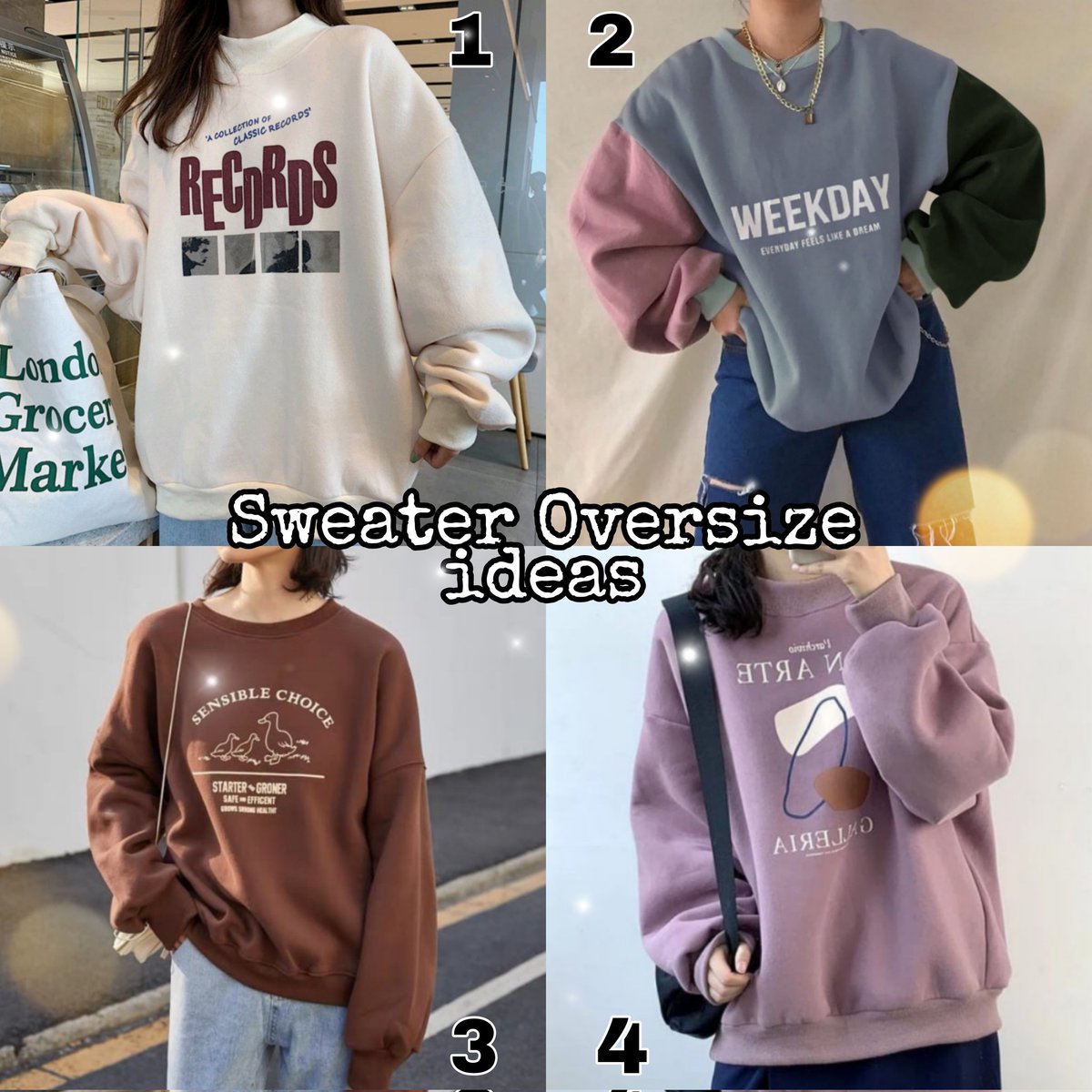 peanuthanni's tweet photo. •Sweater Oversize under 100K•

1️⃣ https://t.co/zabRQ58kux
2️⃣ https://t.co/MrGVESZE1z
3️⃣ https://t.co/rkHhT6AcHX
4️⃣ https://t.co/pwTjDWtbra

kim taehyung welcome back jin keep talking we shut you down focus on taehyung the happiest girl pink venom 127 on the highest speed #LISA https://t.co/R1ohCixRz9