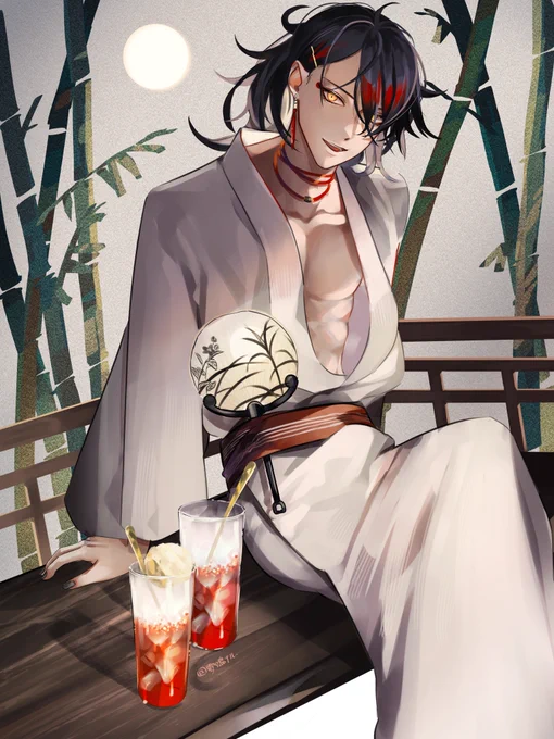 #Akurylic 名月/full moon 