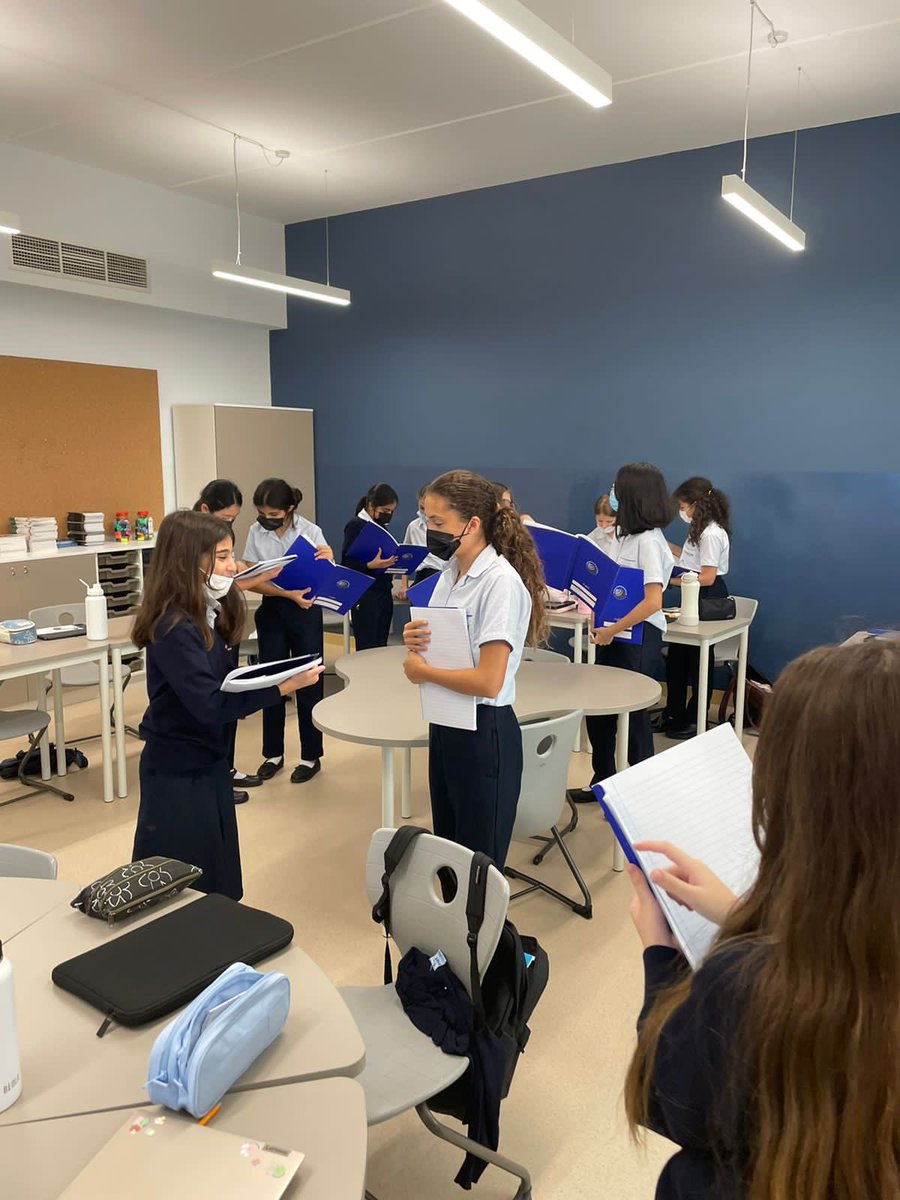 EnglishHis's tweet photo. Year 7s starting Secondary English with a 💥 They’ve already begun their quest to dig deep on our big learning question for this term: what do fictional heroes and villains offer real people? 🦸‍♀️ 🦸‍♂️ #everyonecounts #everyonecontributes #everyonesucceeds @HISDubai https://t.co/gB0frl46JQ
