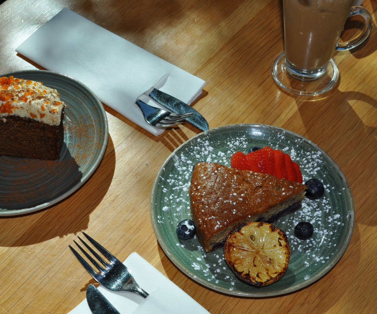 What will you be treating yourself to today?

Featuring our Carrot Cake &amp; Vegan Blueberry Cake ❤