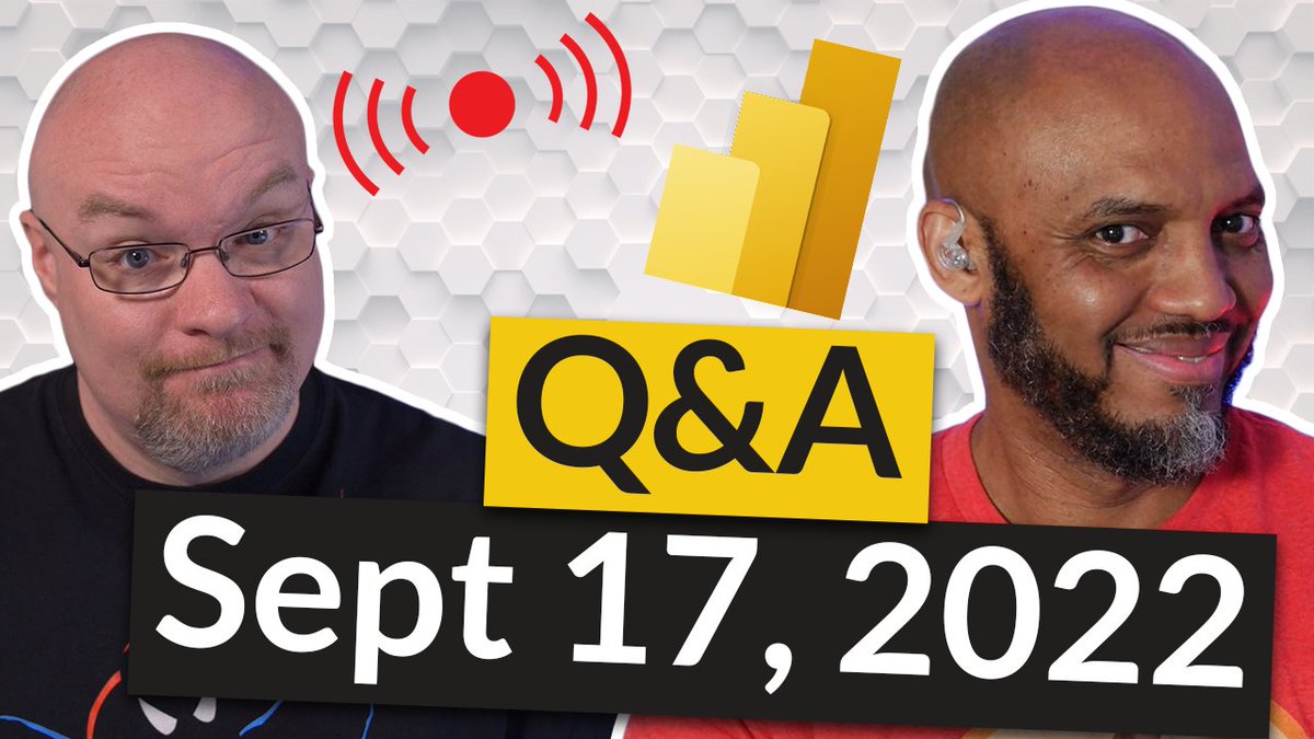 GuyInACube's tweet photo. π’π΄ Join us live as we answer your questions about #PowerBI | Saturday, September 17th @ 9:30am Central π΄π’
Join live on YouTube - https://t.co/Nu3MVr7yMu https://t.co/bKiDU8tzrO