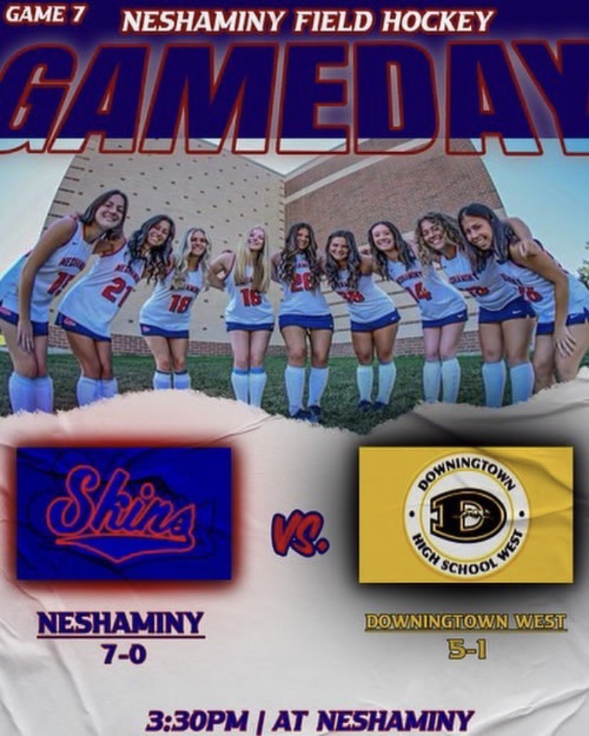 The skins will take on Downingtown at 3:30 @ The Swamp.