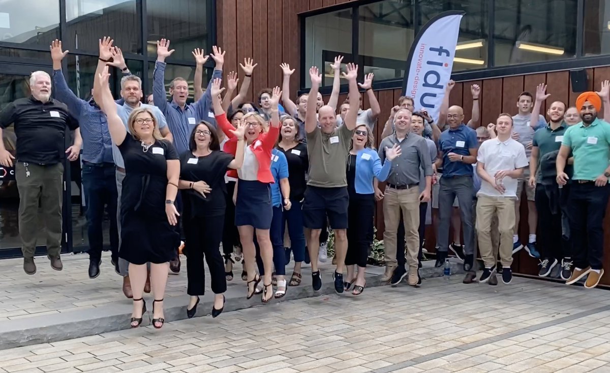 FidusSystems's tweet photo. We're pleased to announce Fidus' return to our Kitchener-Waterloo office located at the @Catalyst137kw building. It may look like we're blasting off to space, but we're just rising to the occasion! Welcome back to the office team Fidus Kitchener-Waterloo! #Firsttimeright https://t.co/e02wM6Ebo7