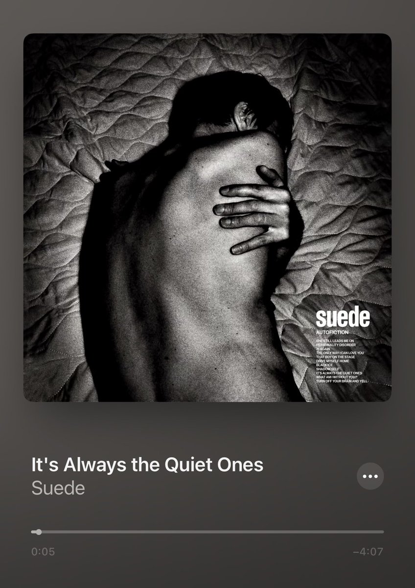 Really thought that The Blue Hour by <a href="/suedeHQ/">Suede HQ</a> was peak second-coming Suede.

But oh no.

#Autofiction is INCREDIBLE.