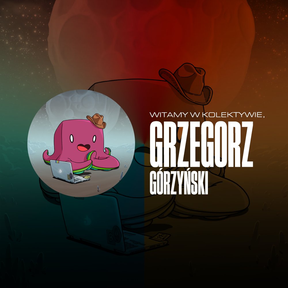 Witamy w kolektywie, <a href="/Grzesiek1993zag/">Grzegorz Górzyński</a>!

Product Manager w HeyEdu, start-upie web3 zmieniającym przyszłość edukacji. W poprzednim życiu strateg, który pracował z 45 różnymi firmami nad ich największymi problemami biznesowymi. Wielki fan projektów NFT z prawdziwym utility.