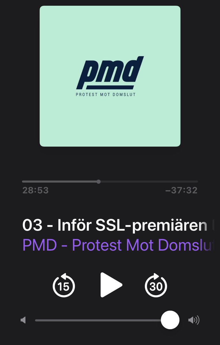 Påväg till huvudstaden för att se lillebror ta sina första steg i SSL.
Och som grädden på moset en helg med min goda vän <a href="/Skuren/">Albin Skur</a>. 
Lika givet som att volymen är på Max, är valet av podcast.                   Fina fina <a href="/PMD_Podcast/">Protest Mot Domslut</a>
