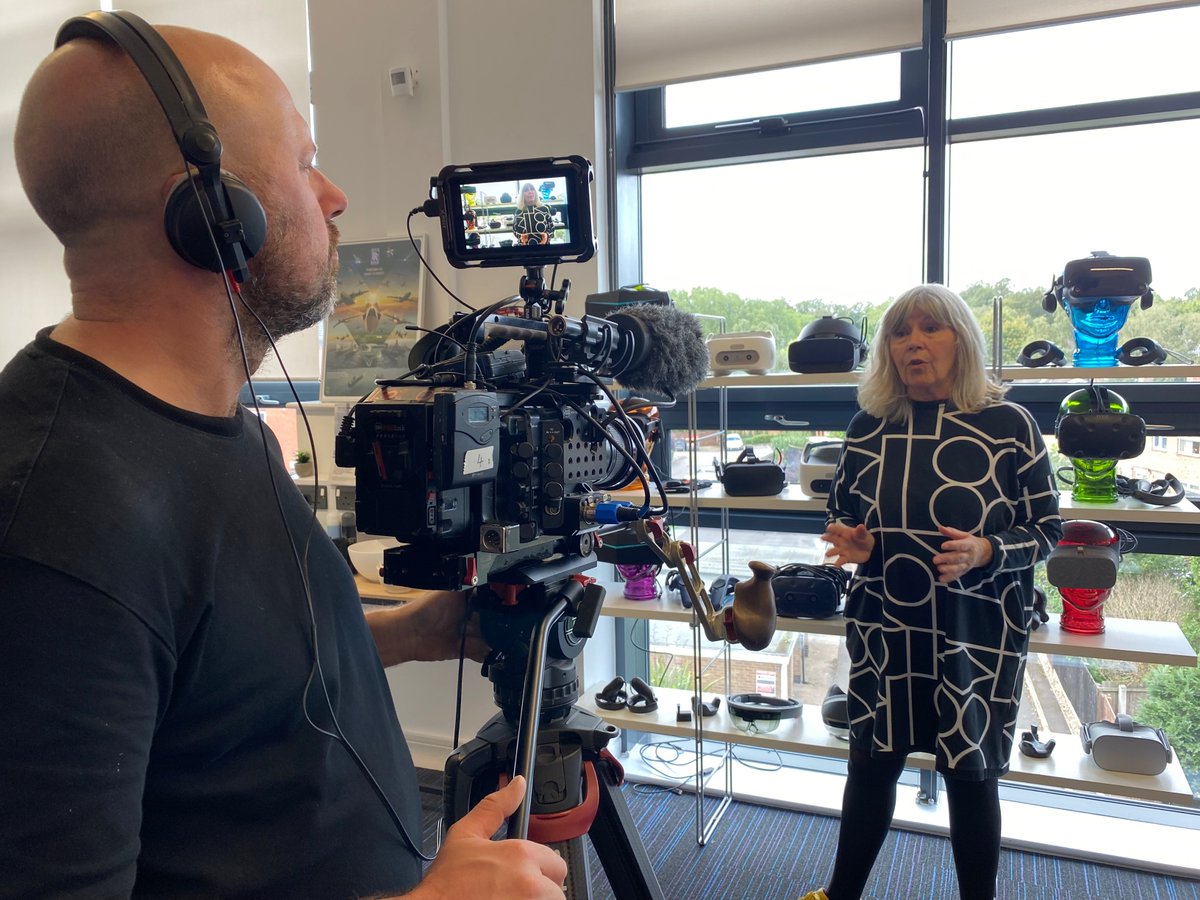 It was lights, camera, action as @maggiephilbin & @teentechevent joined us to explore life at a leading digital studio and inspire the next generation of techies. Co-Founder turned co-host, Keith interviewed our modelling, design and dev teams to reveal how we bring #AR to life!