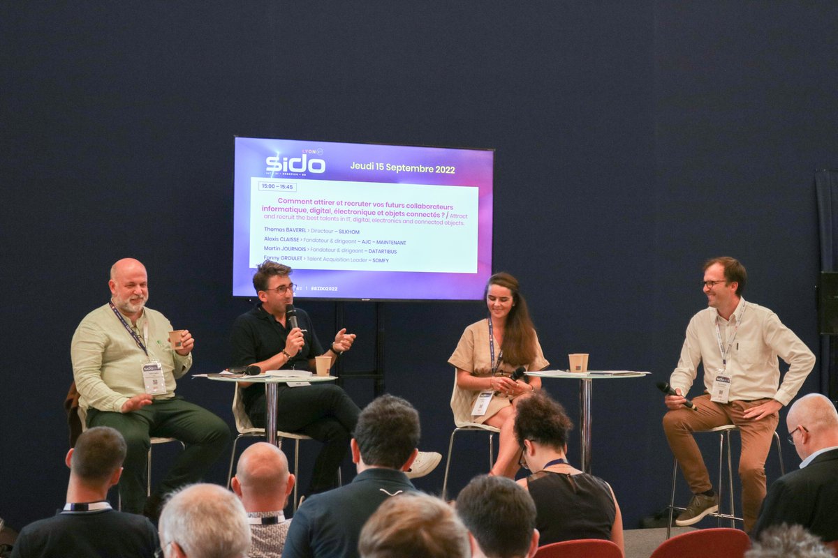 De magnifiques échanges hier lors du salon <a href="/SIDOevent/">SIDO Lyon - IoT, AI, ROBOTICS & XR EVENT</a>. La pénurie de Talent est une vraie problématique partagée par tous. Mais OUI il y a des solutions... <a href="/Silkhom/">Silkhom</a> <a href="/BlueDocker_/">BlueDocker</a> <a href="/Upwayio/">Upway.io</a>