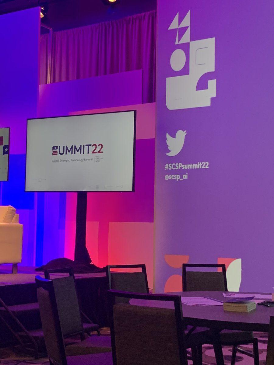 Eagerly awaiting the start of the <a href="/scsp_ai/">Special Competitive Studies Project</a> Global Emerging Technology Summit