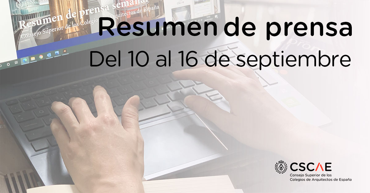 El informe del #Observatorio2030 para impulsar la rehabilitación de viviendas en España y optimizar los fondos #NextGeneration y las las Jornadas CGPJ-CSCAE 2023 en Avilés, entre los contenidos destacados de nuestro resumen de prensa. ➡️ cscae.com/index.php/heme…