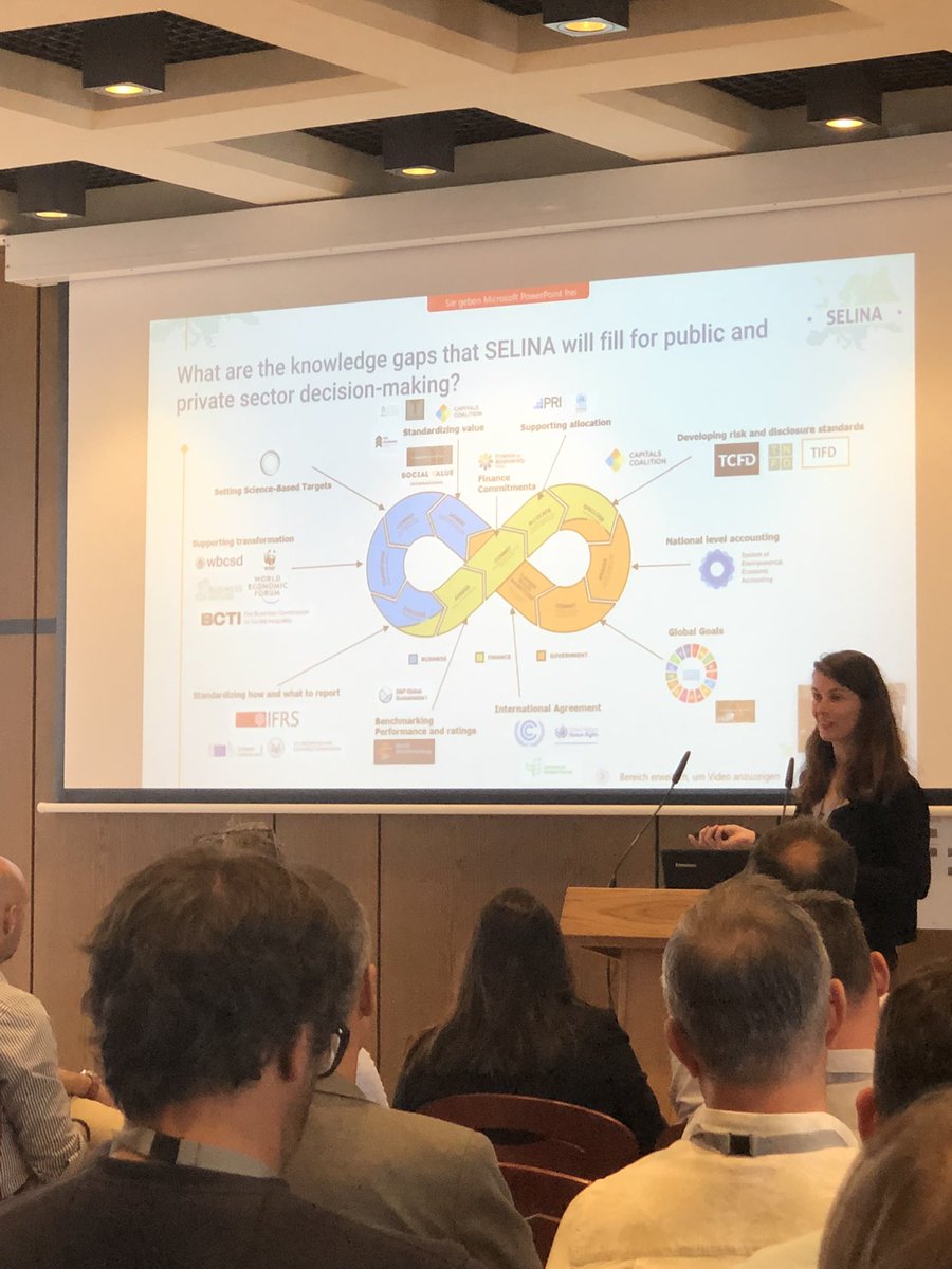 Day 2 of the #SELINAKickOff continues with @mvweelden from <a href="/CapsCoalition/">Capitals Coalition</a> highlighting the knowledge gaps that SELINA will fill for public and private sector decision-making