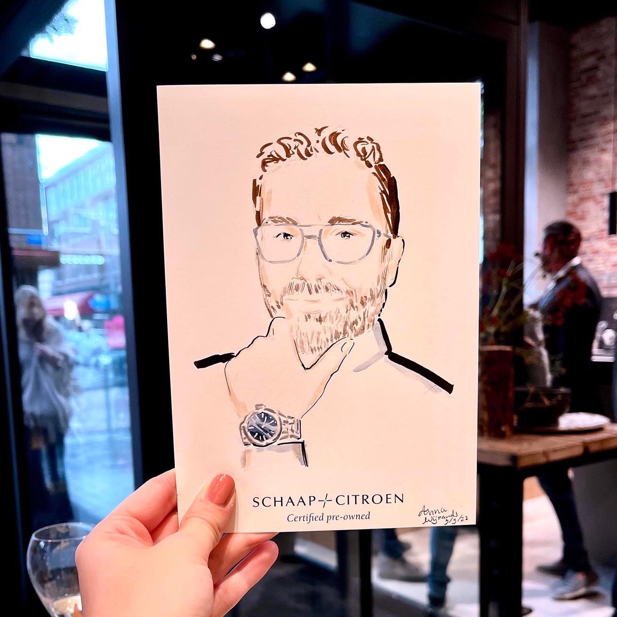 Anna_Wijnands's tweet photo. When I do live portraits, I always try to capture a likeness. Even if I do them in less than 10 minutes. #liveillustration #livesketching https://t.co/CwCibBpNNu