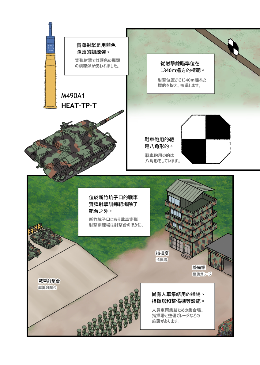 台湾装甲兵の訓練 