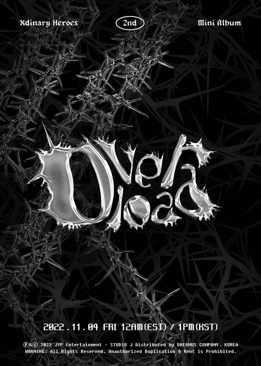 📰| E vamos de mais notícias boas hoje! 

A Xdinary Heroes anunciou ontem o seu segundo mini álbum, "Overload". O álbum será lançado no dia 04.11.2022 às 13h (KST) e 1h da manhã no Brasil. 💜

#XdinaryHeroes #XH <a href="/XH_official/">Xdinary Heroes</a>
#오드 #ODE #오승민 #OhSeungmin