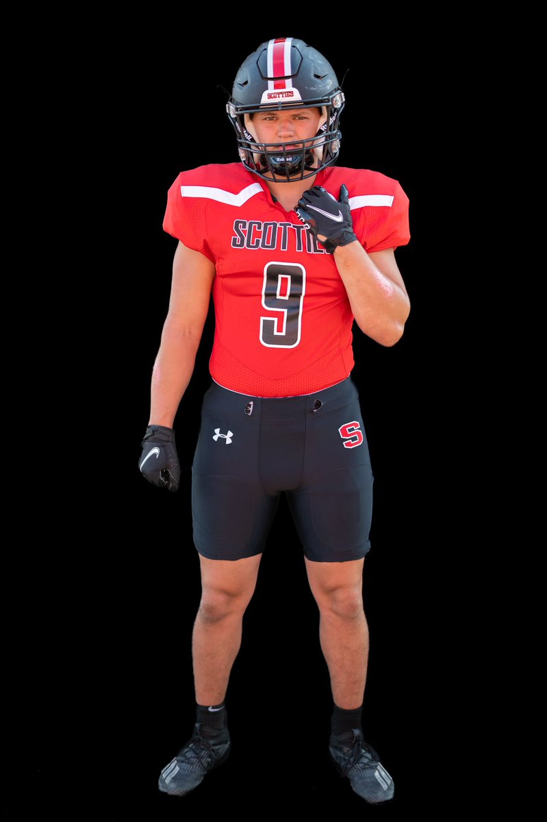 SHSFootball4U's tweet photo. A game day morning uniform reveal vs Knock! ⚫️🔴⚫️ #OLP https://t.co/qvVz3WYbbd