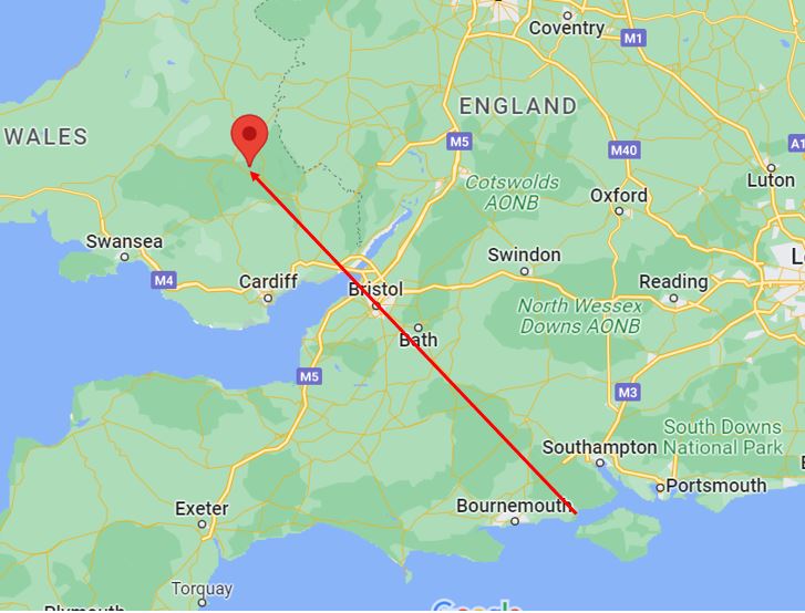 Reed Warbler ringed Keyhaven 11/8/21 as a 3 (1st yr), caught as breeding female 26/7/22  Llangorse Lake, Powys (179km) <a href="/LymKeyRanger/">Lymington-Keyhaven Nature Reserve</a>