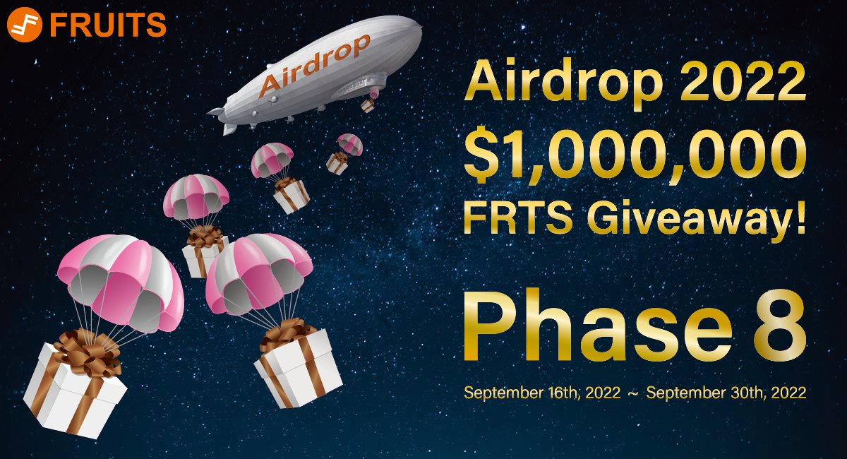 FRTS_Blockchain's tweet image. 🔥Airdrop 2022: Phase 8🔥

Celebrating the release of our DeFi Services!!!🎉

💵Total Reward: $50K $FRTS &amp;amp; $50K GT (Governance Token)
🚨Winners are selected randomly

Follow the instructions to participate!👇
🌐fruitsc.org/frts-2022-aird…

#Crypto #Airdrops #CryptoNews #Giveaway