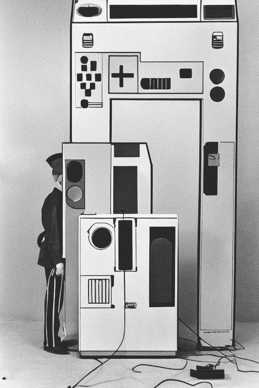 Thisco's tweet image. In the AI challenge #septembAIr #septembAIr2022 , the word for today is “arcade”.

My image shows an arcade machine which would fit better in a museum of modern art than an arcade hall in Akihabara😅

#aiart #aiartist #aiartcommunity #promptism #digitalartworks #digitalart