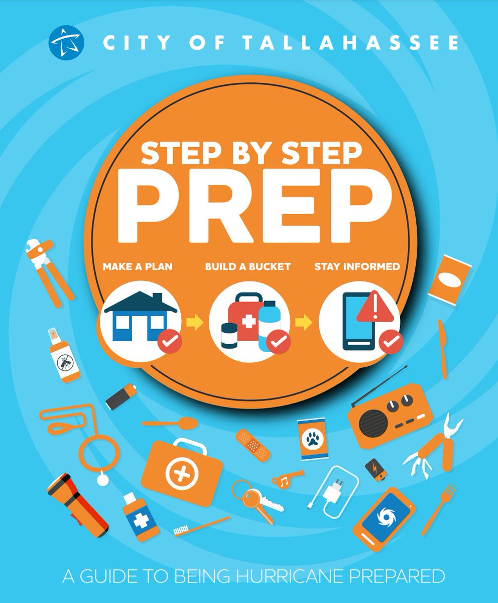 CityofTLH's tweet photo. #PrepMonth Tip: Use our Step by Step PREP Guide to learn more about utility services, including:
💡The process of power restoration
🗑️How to sort storm debris for curbside collection
🥚The smell of natural gas to help detect a leak
➕And more
Read it at https://t.co/AdGwyDvys6 https://t.co/pV0Bna5uLT