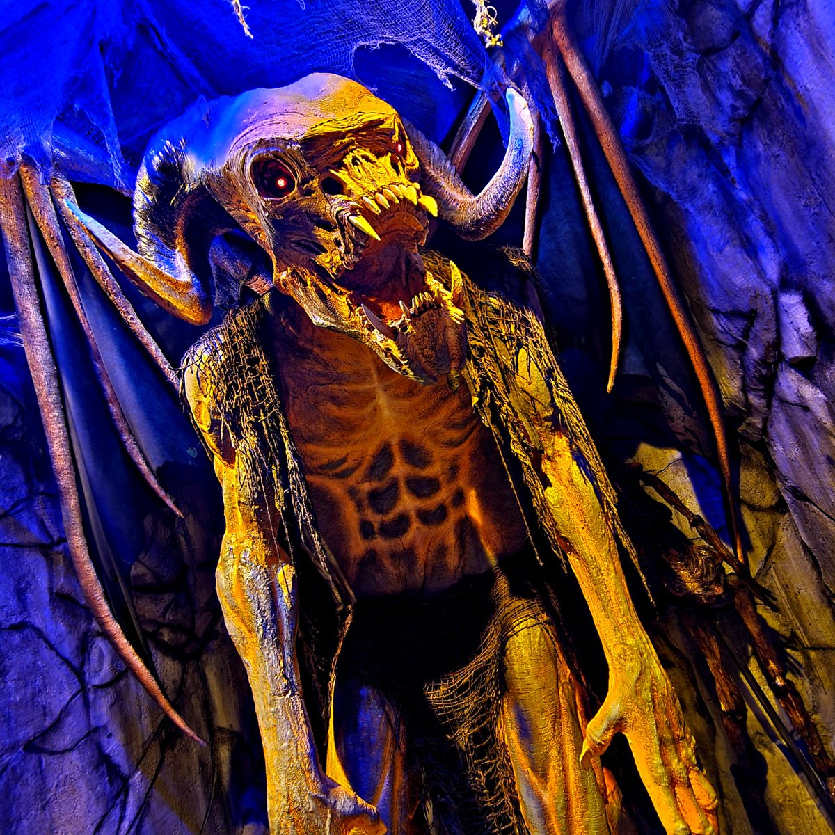 DentSchoolhouse's tweet photo. Opening night is TONIGHT!  (FINALLY)  We can't wait to see you.  Our new Monster Midway is home to lots of new, larger than life creatures you can get photos with. https://t.co/fit7TG4WBX https://t.co/8hh6d8Eqsc