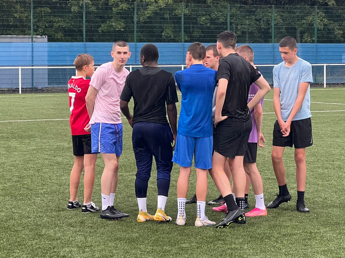 Sunday's youth space seen 56 young people braving the weather to attend. There was a full 11 a side game which ended in a dramatic penalty shoot out.