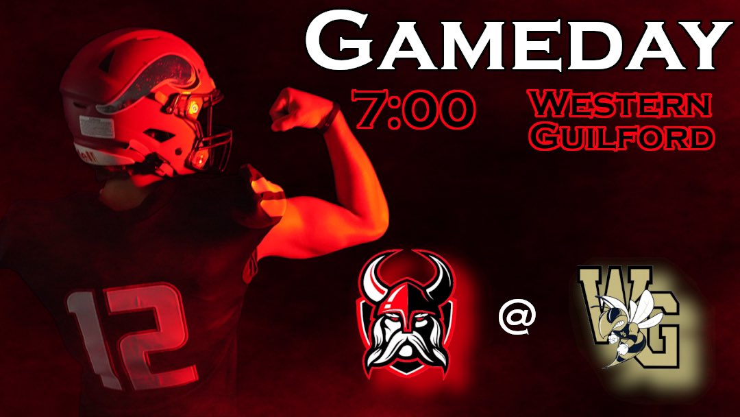 GAMEDAY🏈

Carpool with your best friends as your Northwest Vikings take a little drive to Western Guilford to face the Fighting Hornets🚗

Student Theme: Country/Western🤠