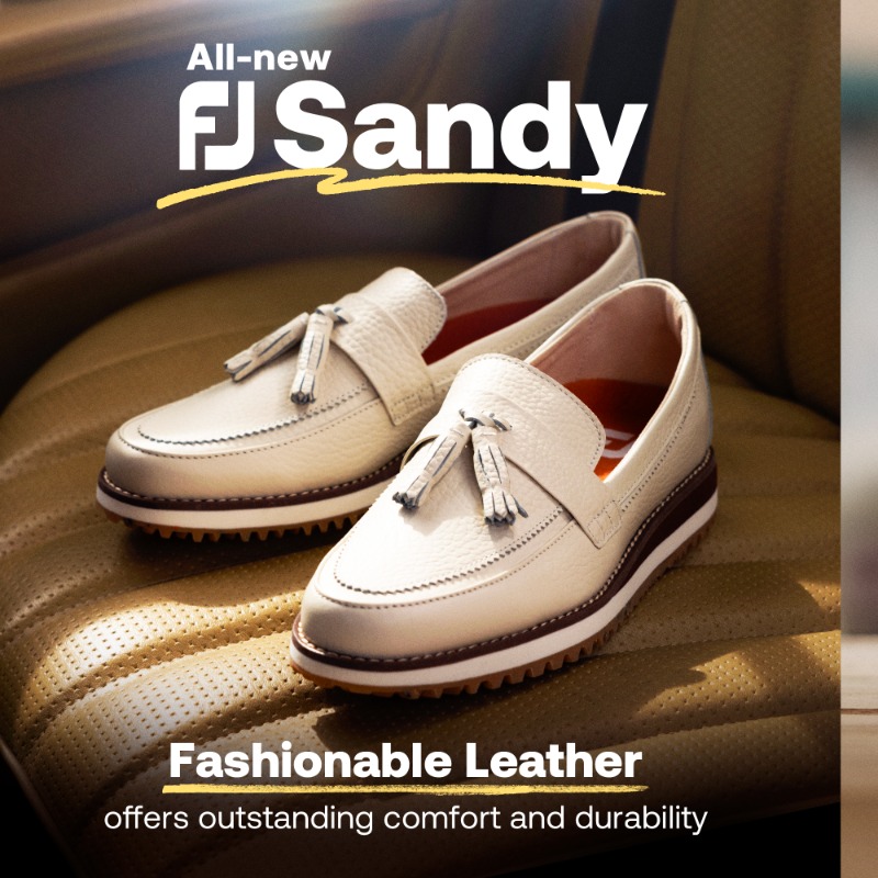 FootJoy's tweet photo. Fashion Forward. π
Meet the all-new FJ Sandy, delivering outstanding comfort and durability.
Complete your look with four unique colors.
#FJSandy