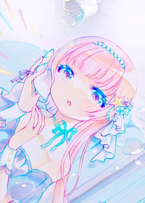 「ねぇ、きこえる?」コピックアワードに応募した作品です。よろしければエントリーページでのいいねも励みになります▽ #コピックアワード#コピックアワード2022 #copicaward2022 