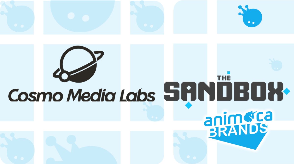 Animoca Brands ✈️TOKEN2049 Dubai 🌴 (@animocabrands) on Twitter photo Cosmo Media Labs, a multi-functional production studio for content, #gaming, IP & brand partnerships announced its official launch after securing an #investment from <a href="/TheSandboxGame/">The Sandbox</a>, the leading decentralized virtual world & a subsidiary of Animoca Brands: yhoo.it/3BN8lQV Cosmo Media Labs, a multi-functional production studio for content, #gaming, IP & brand partnerships announced its official launch after securing an #investment from <a href="/TheSandboxGame/">The Sandbox</a>, the leading decentralized virtual world & a subsidiary of Animoca Brands: yhoo.it/3BN8lQV