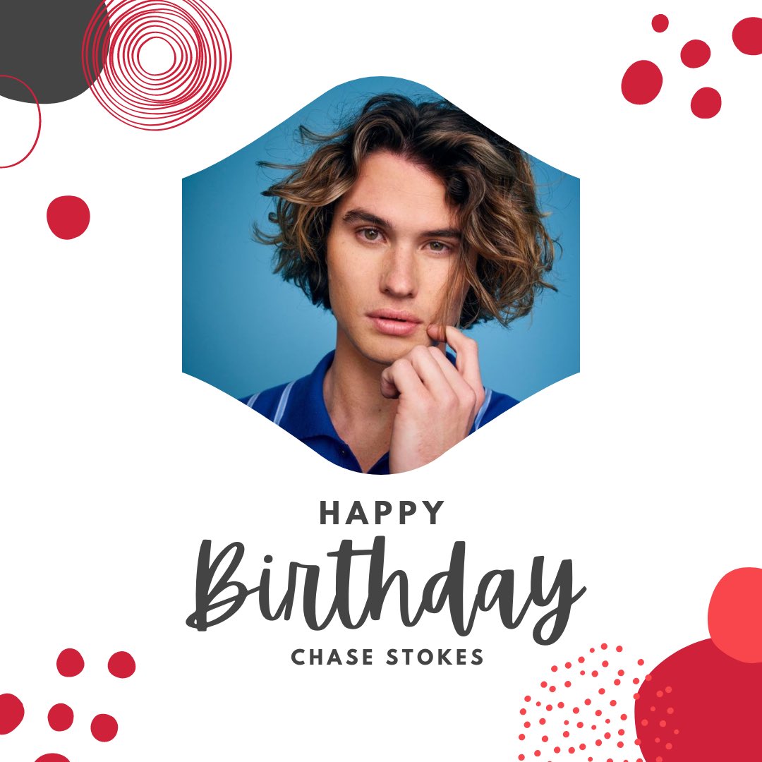 FANdemoniumNet's tweet photo. Join us in wishing a happy birthday to @hichasestokes! We hope that you have a wonderful birthday. #happybirthday #chasestokes #outerbanks #tellmeyoursecrets #drbirdsadviceforsadpoets #daytimedivas #thebeachhouse #strangerthings #thefirst #betweenwaves https://t.co/x14o2UAhcT