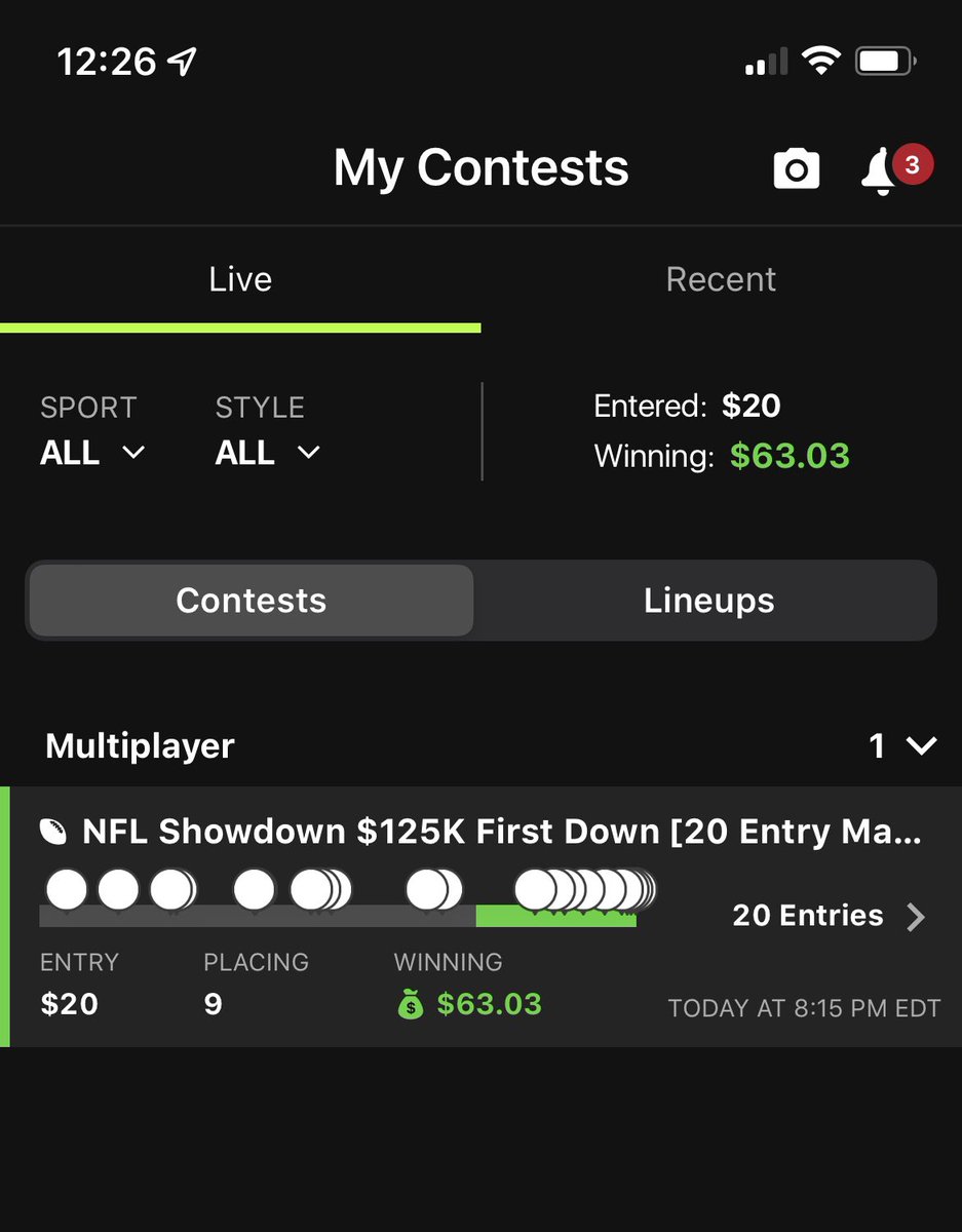 DelRayBoston's tweet image. Not the takedown I was set to cash at the end of the 3rd Quarter, but profit is profit right @MatechLee? #DraftKings #ChiefsKingdom #ChargersvsChiefs
