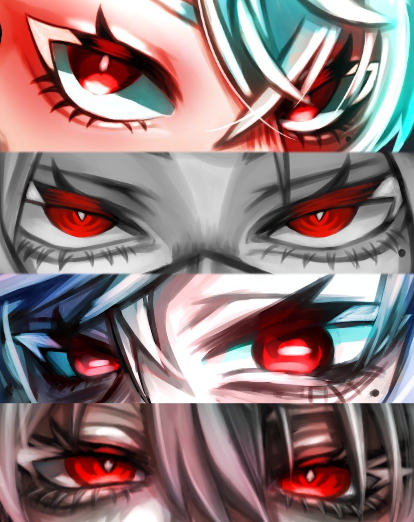 「#目だけでフォロワーさんを惚れさせる惚れた? 」|9ziR_🐳のイラスト