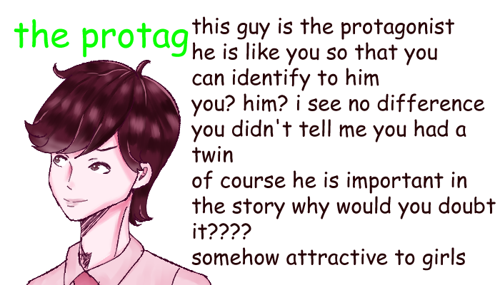 chimeriquement's tweet photo. Let me introduce you to the protagonist of my 100 followers project.
What do you mean I didn't give his name? Can't you read????
#vnlink #visualnovel #cursed #fuckmewithachainsaw #indiedev #randomtag #ihatebananas #fuckcapitalism https://t.co/gZzZBcbO2S