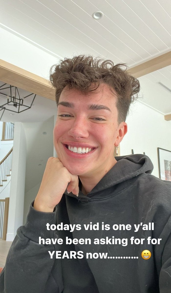 I'd like it was about his makeup line, but maybe it's too soon🙈 
<a href="/jamescharles/">James Charles</a>