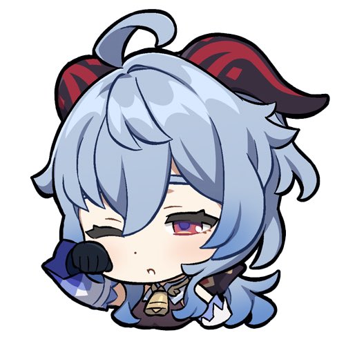 dailyyganyu's tweet image. NEW GANYU STICKERS!! SHE'S SO ADORABLE 🥹💗💞